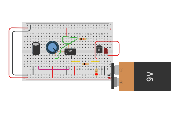Modelo de TinkerCad del PCB.